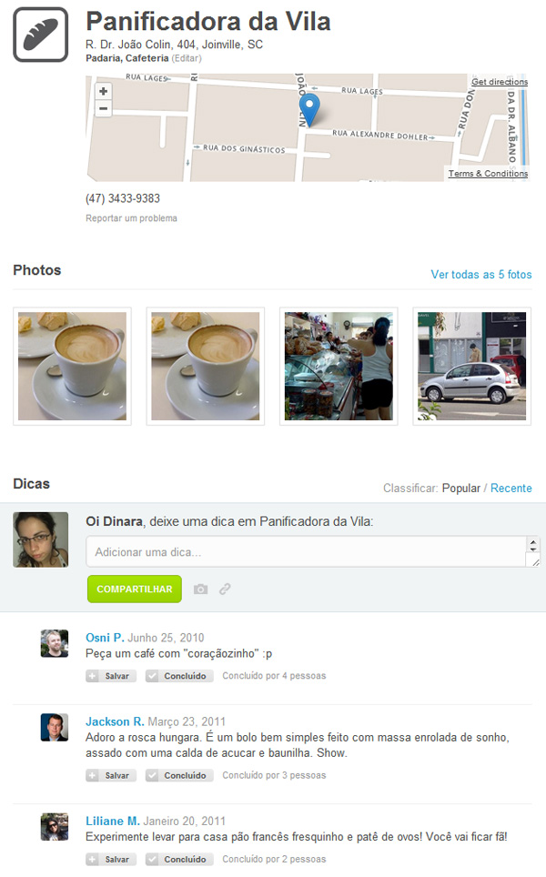 Panificadora da Vila no Foursquare