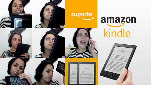 Experiência de suporte com o kindle