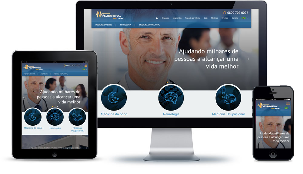 Sites Institucionais - neurovirtual-site-responsivo