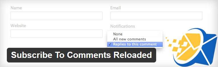 plugin subscribe to comments realoaded para inscrição em comentários