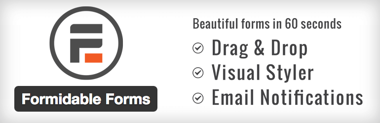 Plugin de formulário para WordPress - Formidable Forms