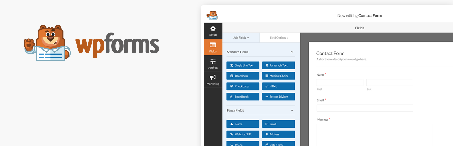 WPForms - Plugin de Formulário para WordPress