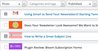 Plugin MailPoet - Adiciona posts do WordPress as newsletters