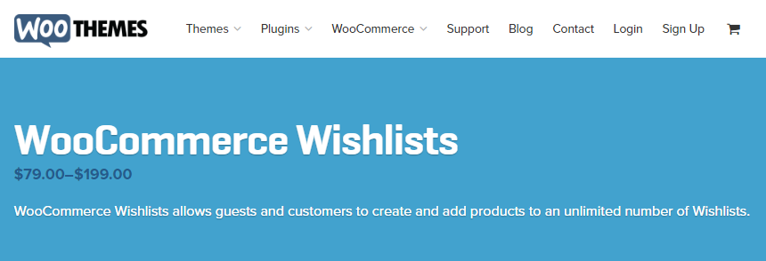 Plugin de lista de desejo WooCommerce - WooCommerce Wishlists