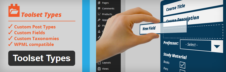 Plugin para gerenciar Custom Post Types - Toolset Types