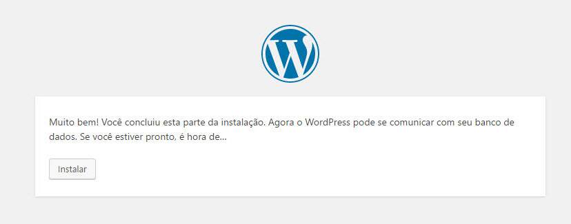 instalar o wordpress - passo 6