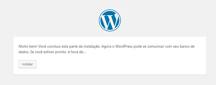 instalar o wordpress - passo 6