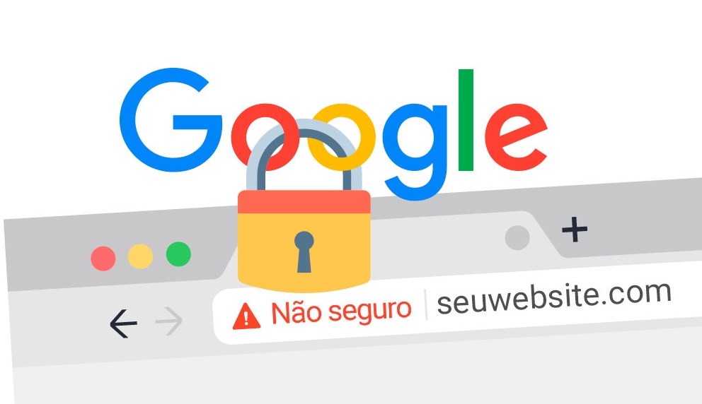 Aviso de site não seguro