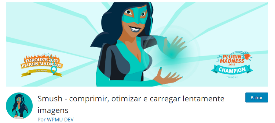 Smush - plugin para otimizar imagens do WordPress