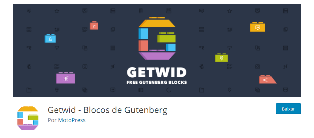 Getwid - Plugin de Blocos para o Gutenberg