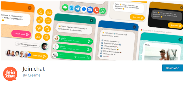 Join chat - Plugin para WordPress