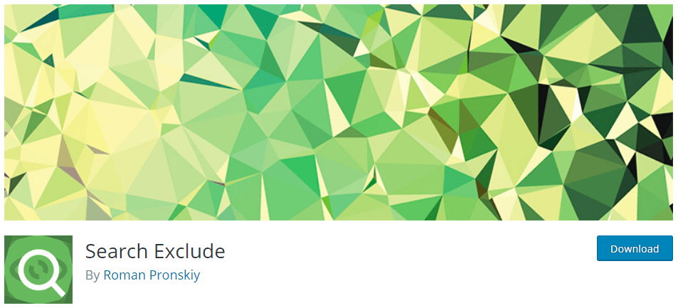 Search Exclude é um plugin gratuito para WordPress
