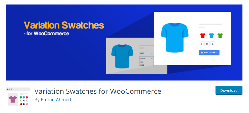 Variation Swatches - Plugin para WooCommerce