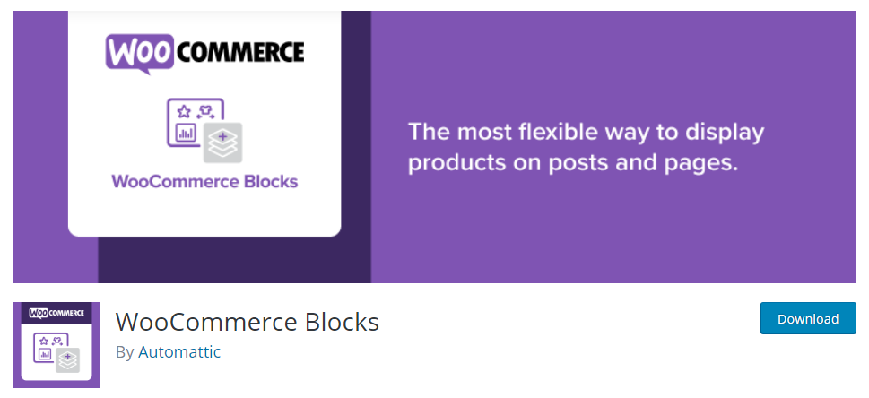 Plugin WooCommerce Blocks