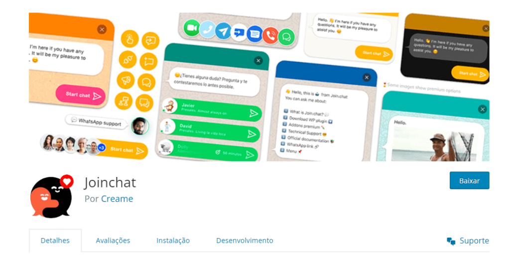 Plugins de WhatsApp - Joinchat