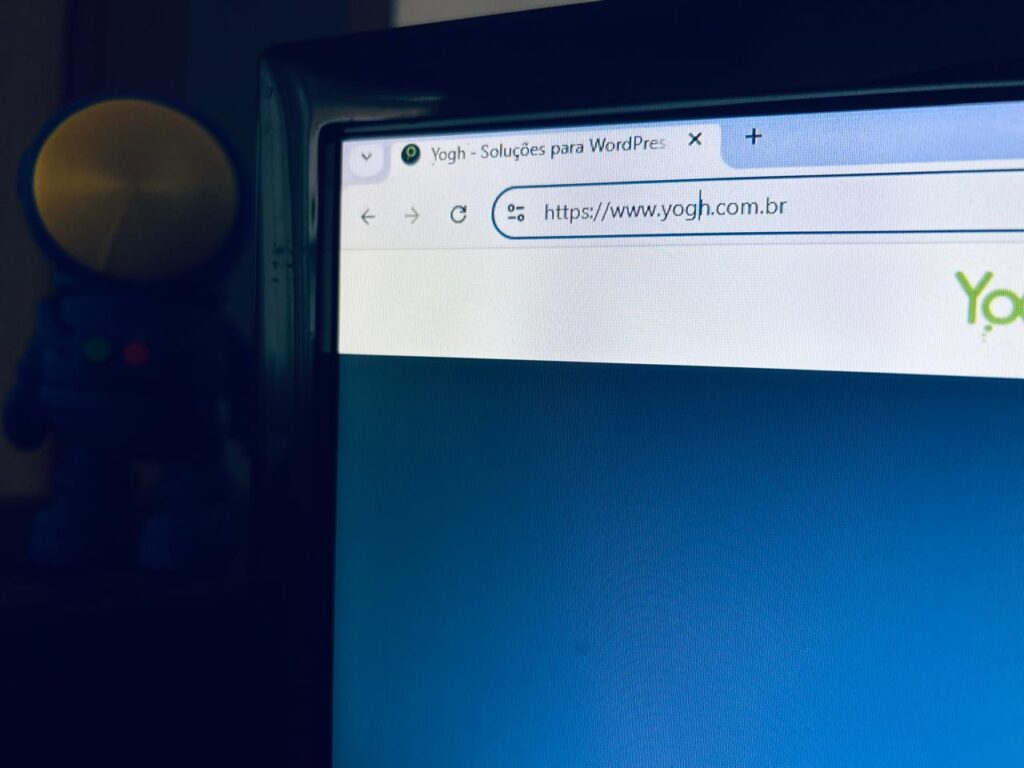 Exemplo de site com HTTPS ativo e cadeado visível no navegador