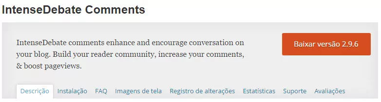 plugin intense debate para criar perfil e reputação de usuários nos comentários plugin intense debate para criar perfil e reputação de usuários nos comentários