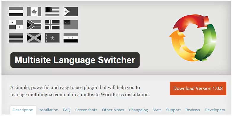 Plugin de Tradução - Multisite Language Switcher