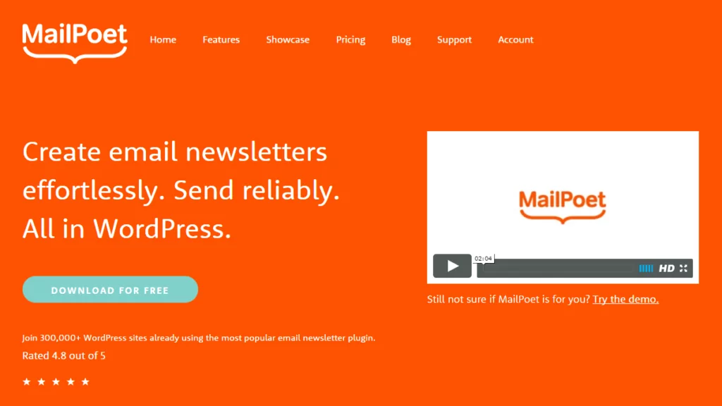 Plugin MailPoet