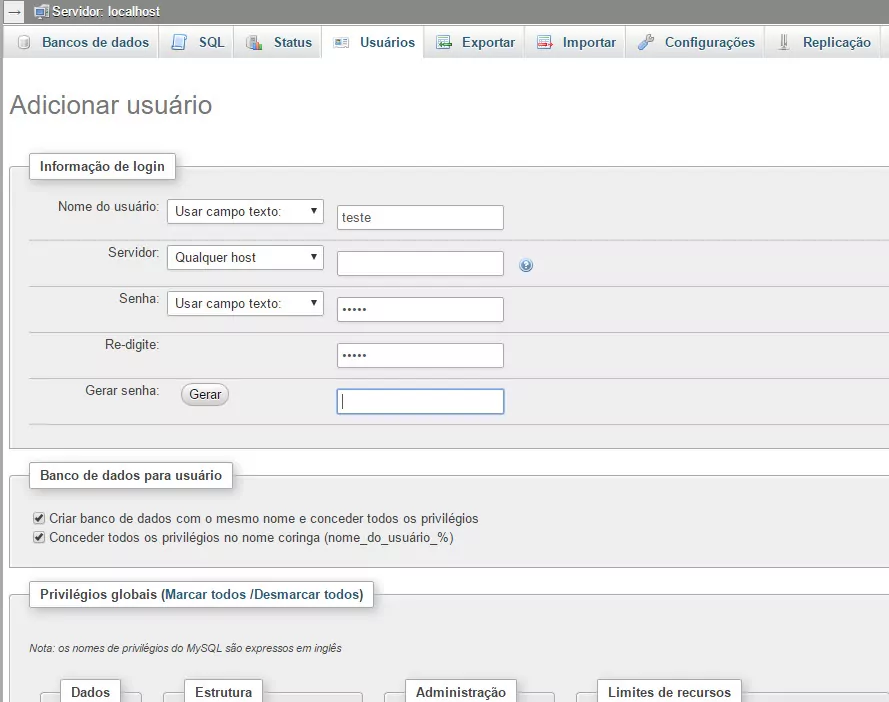 instalar o wordpress - passo 3
