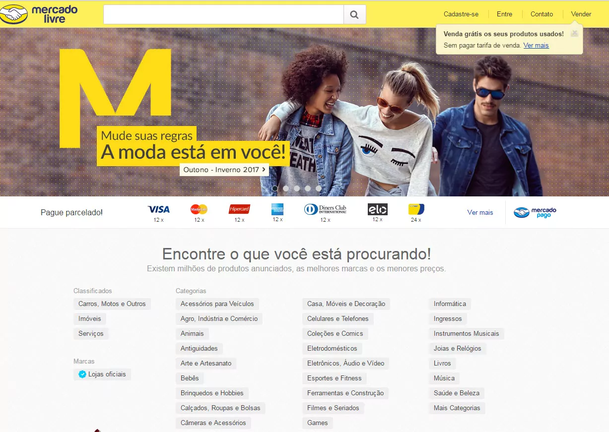 Sites em WordPress - Market Place