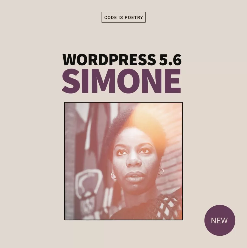 Versão 5.6 do WordPress homenageia a cantora Simone