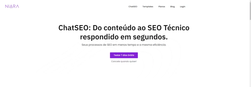 ferramenta - Niara - Chat SEO com Inteligência Artificial