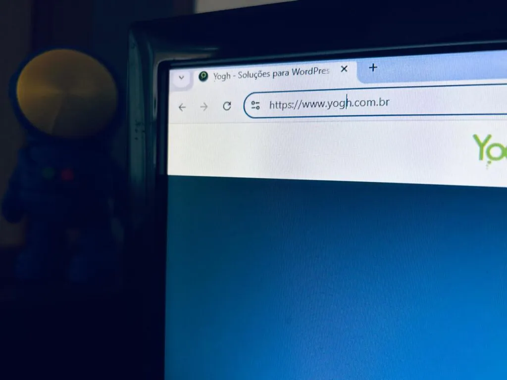 Exemplo de site com HTTPS ativo e cadeado visível no navegador