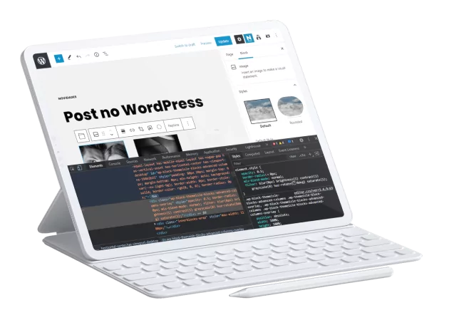 Publicação do WordPress no Gutenberg